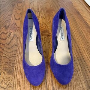 Steve Madden Women's Purple Suede Heels